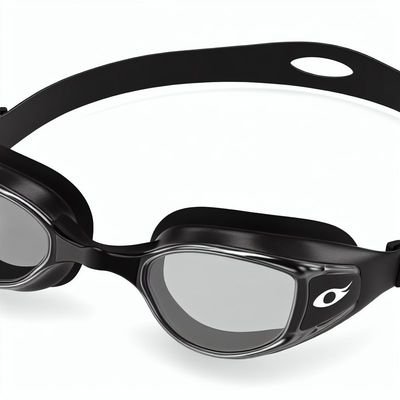 Black Anti Fog Swimming Goggles with UV Protection